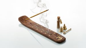 מעמד קטורת בצורת סרגל – עץ