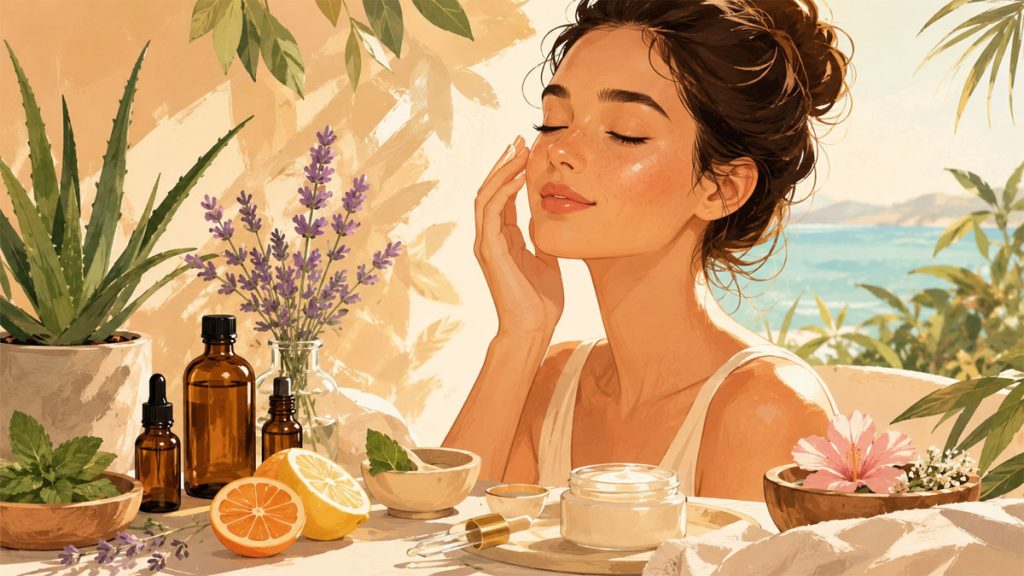 Read more about the article שגרת טיפוח לעור בתקופת הקיץ – עם שמנים אתריים